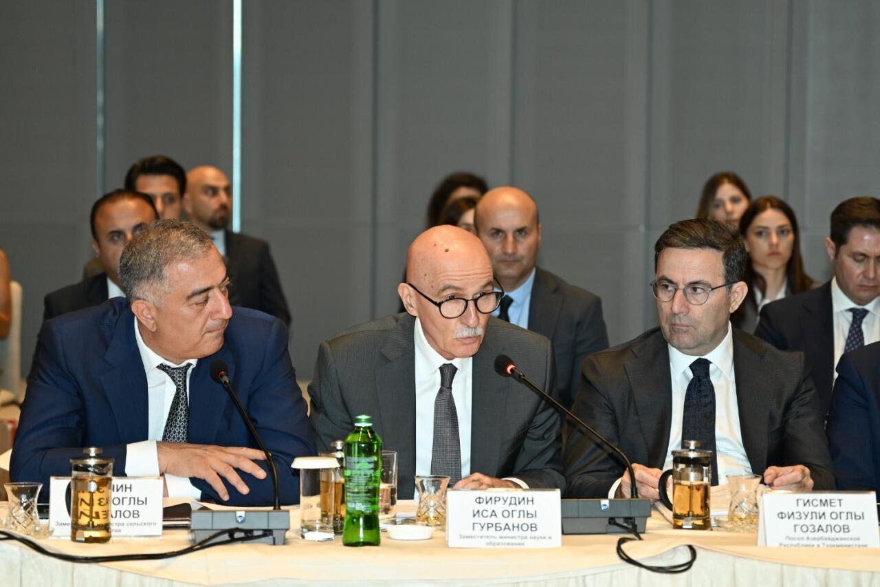 Türkmənistanla Birgə Hökumətlərarası Komissiyanın iclası keçirilib