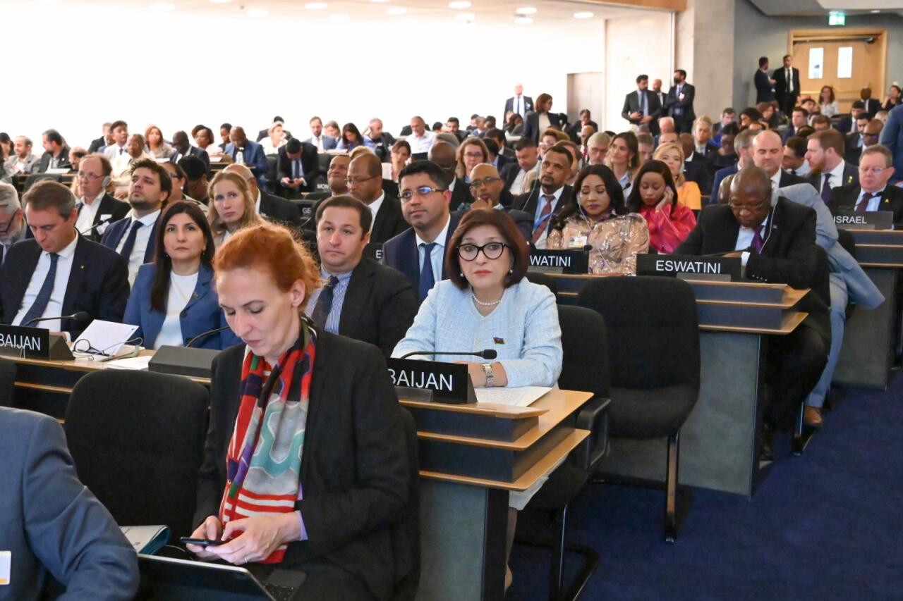 Сахиба Гафарова выступила на 6-й Всемирной Конференции Спикеров Парламентов