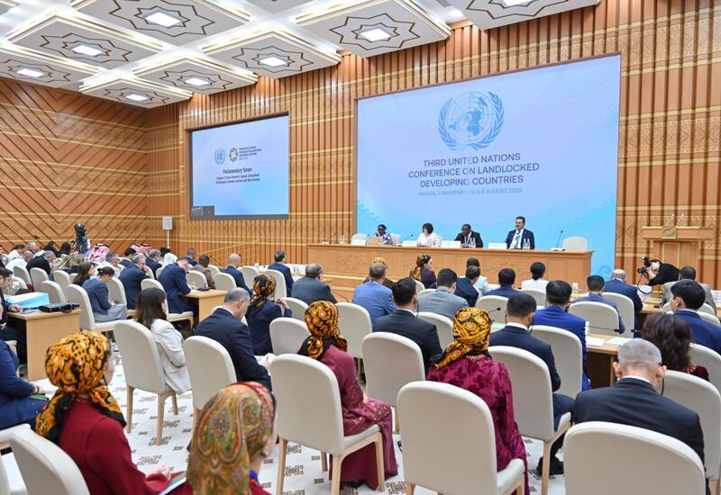 Sahibə Qafarova Türkmənistanda BMT Konfransı çərçivəsində keçirilən Parlamentlərarası Forumda iştirak edib