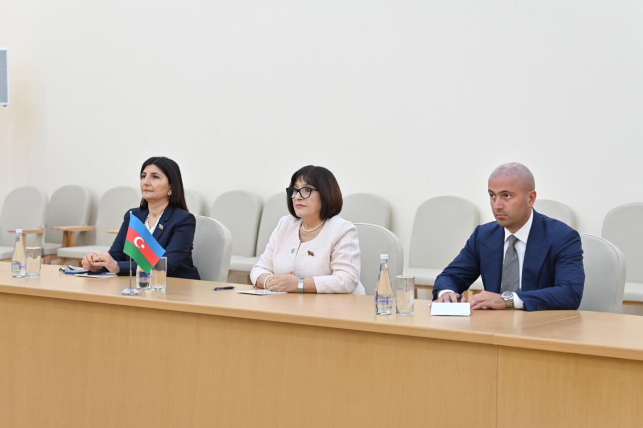 Sahibə Qafarova Türkmənistanda Özbəkistan Ali Məclisi Senatının sədri ilə görüşüb