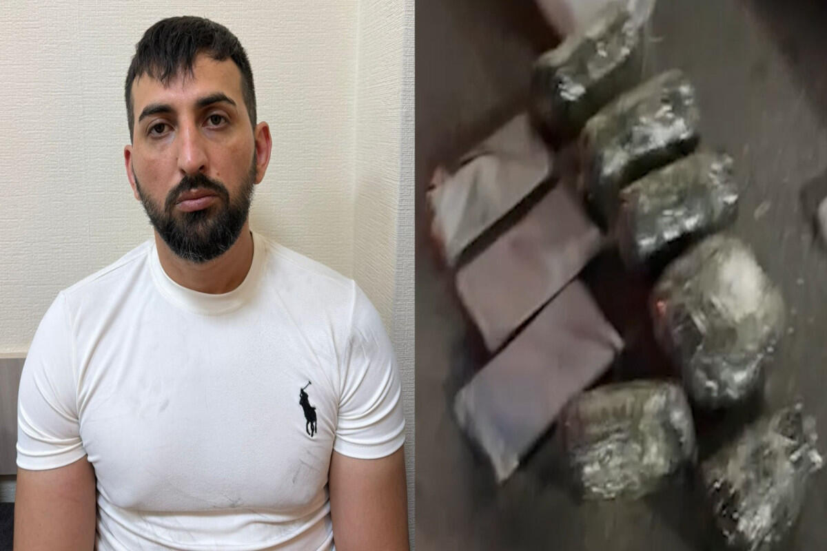 В Баку задержан наркокурьер