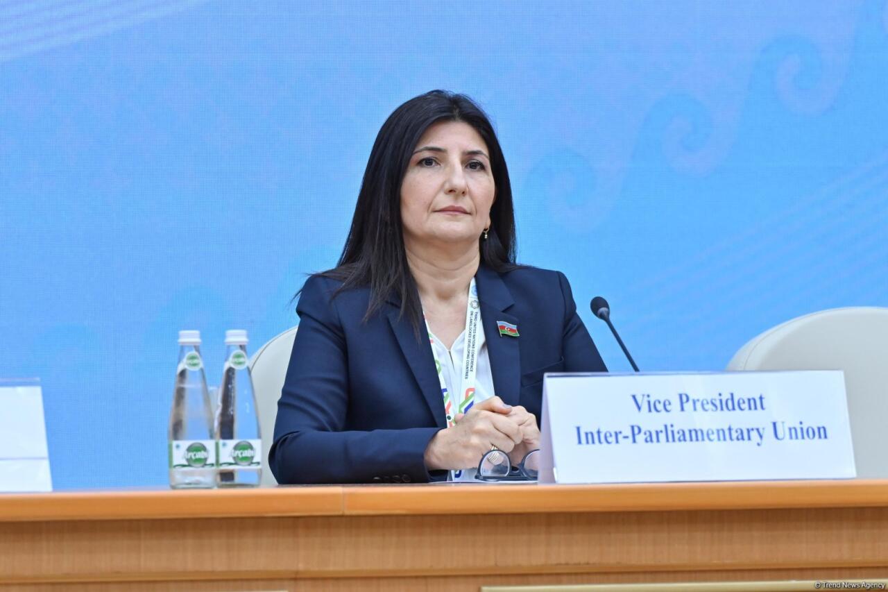 Севиль Микаилова представила доклад от имени Межпарламентского союза IPU на конференции ООН LLDC3 в Авазе