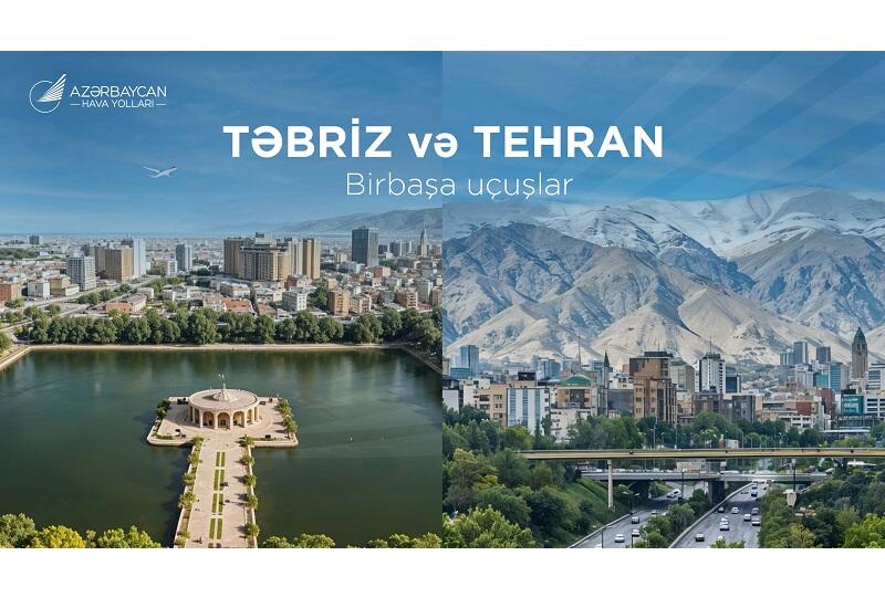 AZAL İranın iki şəhərinə uçuşlara başlayır