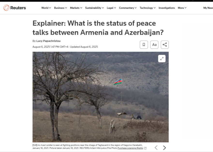 Azərbaycan Prezidenti İlham Əliyevin Ermənistanın baş naziri ilə Vaşinqtonda keçirəcəyi görüş dünyanın ən nüfuzlu mediasında