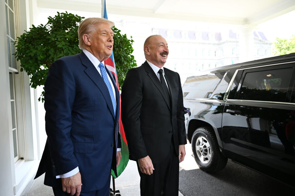 Президент Ильхам Алиев прибыл в Белый Дом