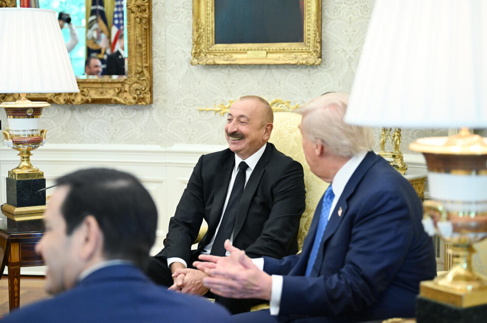 Президент Ильхам Алиев прибыл в Белый Дом