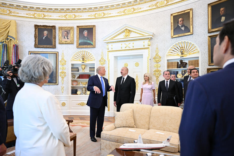 Президент Ильхам Алиев прибыл в Белый Дом