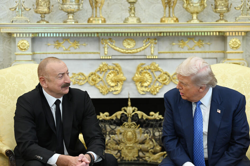 Президент Ильхам Алиев прибыл в Белый Дом