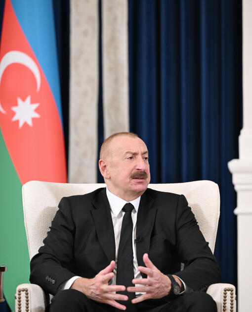 Президент Ильхам Алиев дал интервью азербайджанским СМИ в Вашингтоне