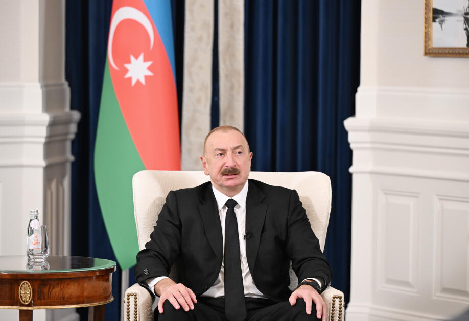 Президент Ильхам Алиев дал интервью азербайджанским СМИ в Вашингтоне