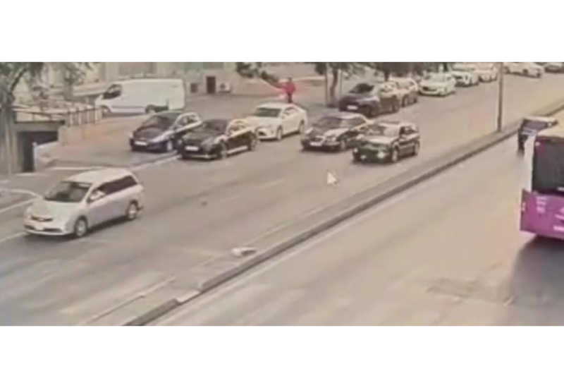 Yol polisinin qanuni tələbinə riayət etməyən sürücü həbs edilib