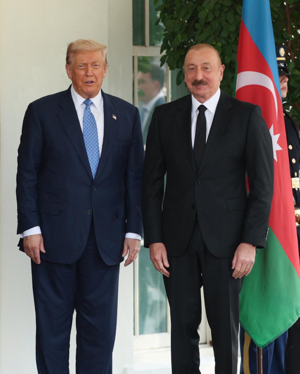 Prezident İlham Əliyev Ağ Evə gəlib