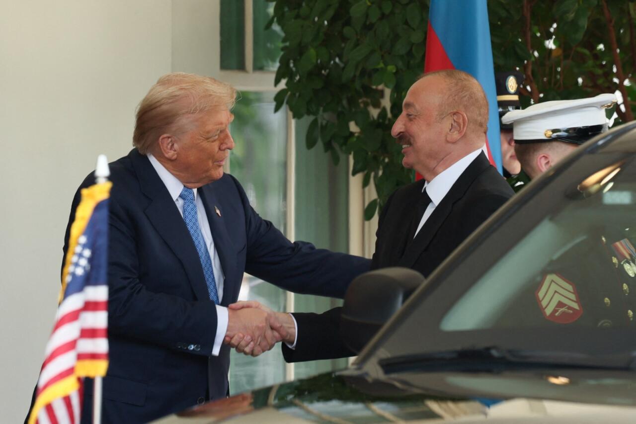 Prezident İlham Əliyev Ağ Evə gəlib