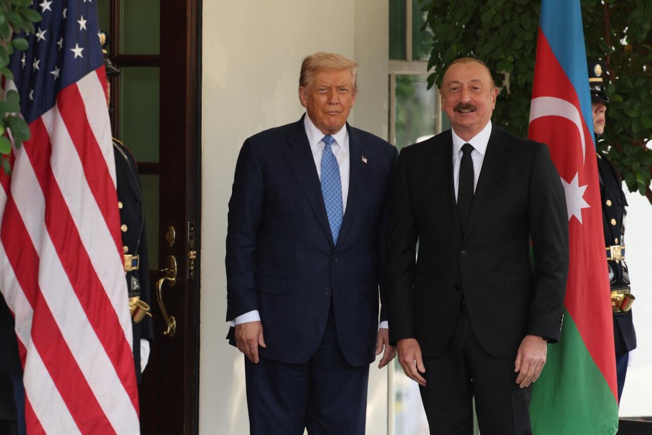 Prezident İlham Əliyev Ağ Evə gəlib