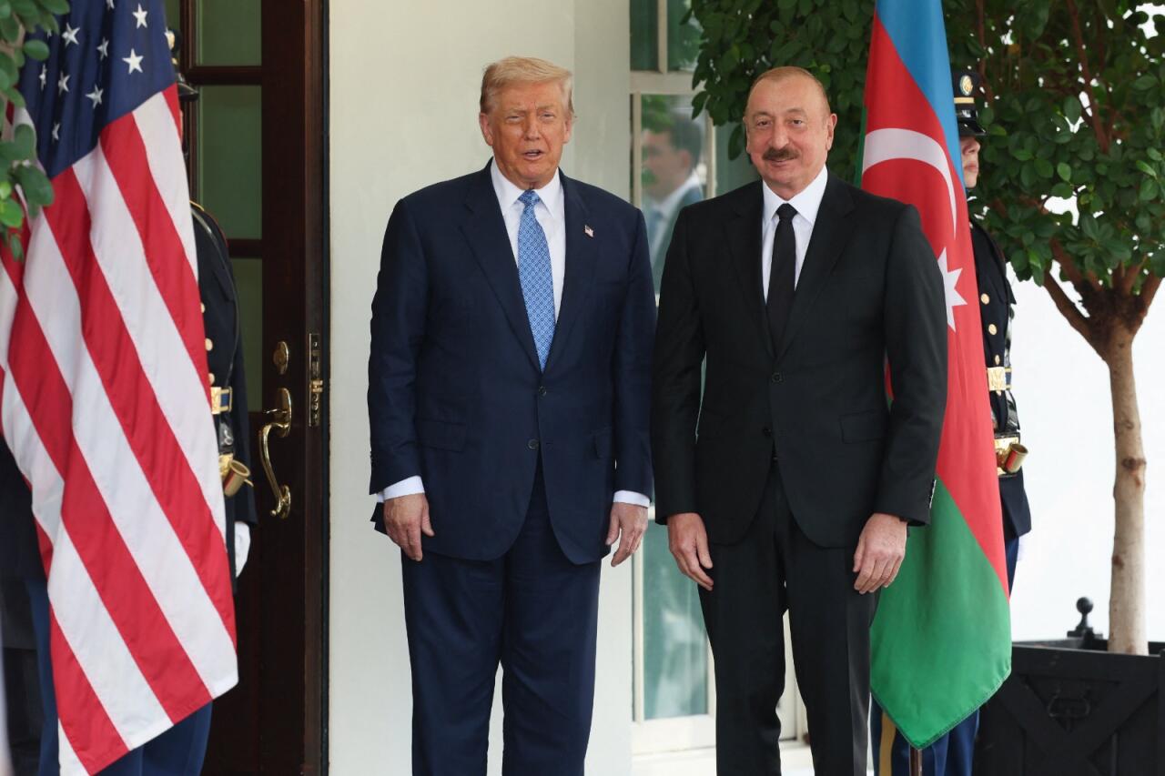 Prezident İlham Əliyev Ağ Evə gəlib