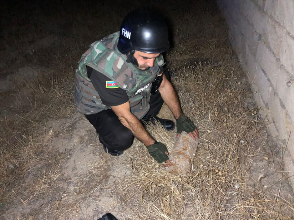 В Сумгайыте обнаружен боеприпас