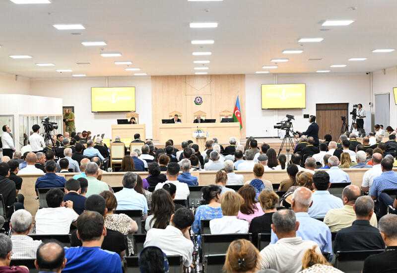 В Баку продолжился суд над лицами, обвиняемыми в совершении многочисленных преступлений против азербайджанского народа