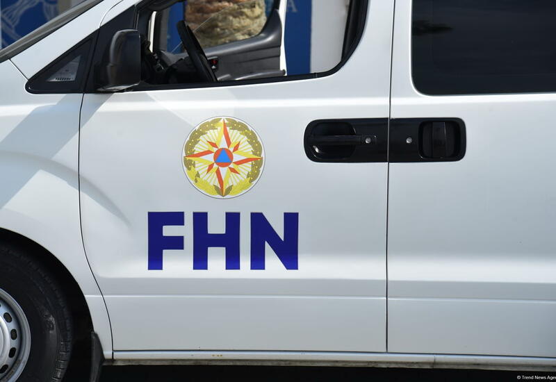 В Шеки МЧС спасли женщину, упавшую в реку