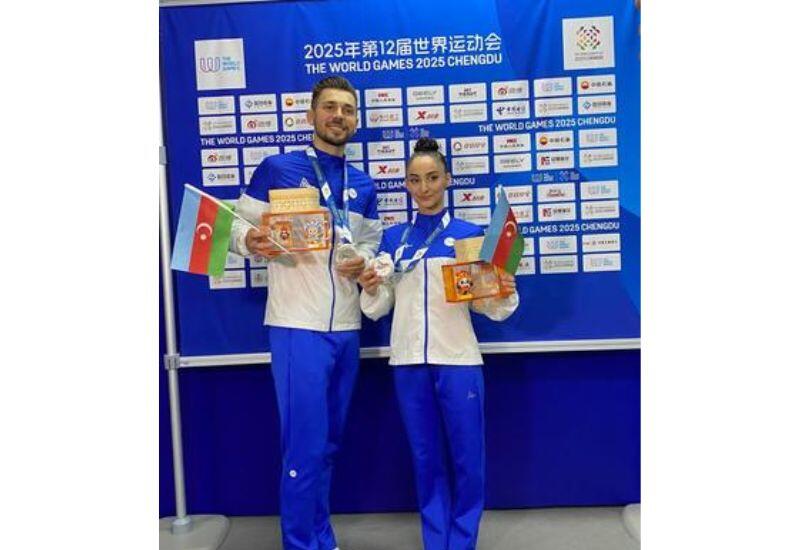 Азербайджанские гимнасты завоевали серебро на Всемирных играх