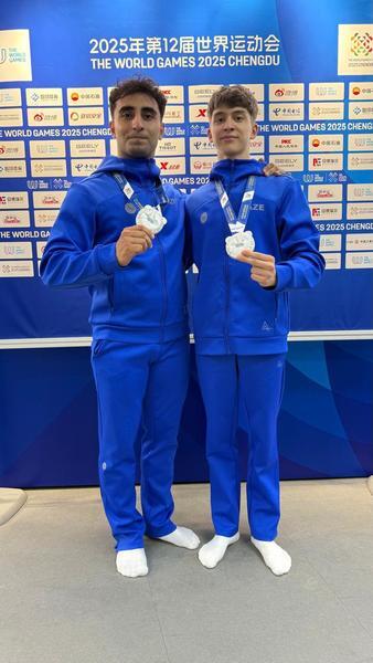 Азербайджанские гимнасты завоевали серебро на Всемирных играх