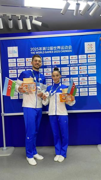Азербайджанские гимнасты завоевали серебро на Всемирных играх