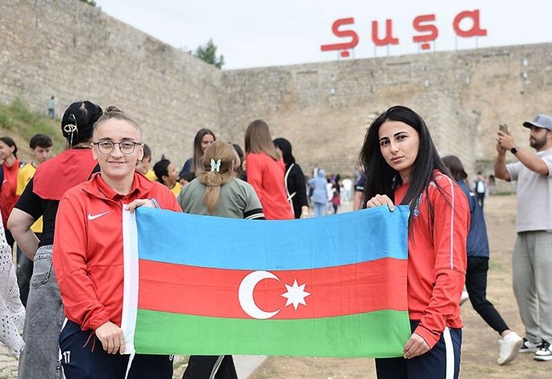 Женская сборная Азербайджана посетила Физули и Шушу