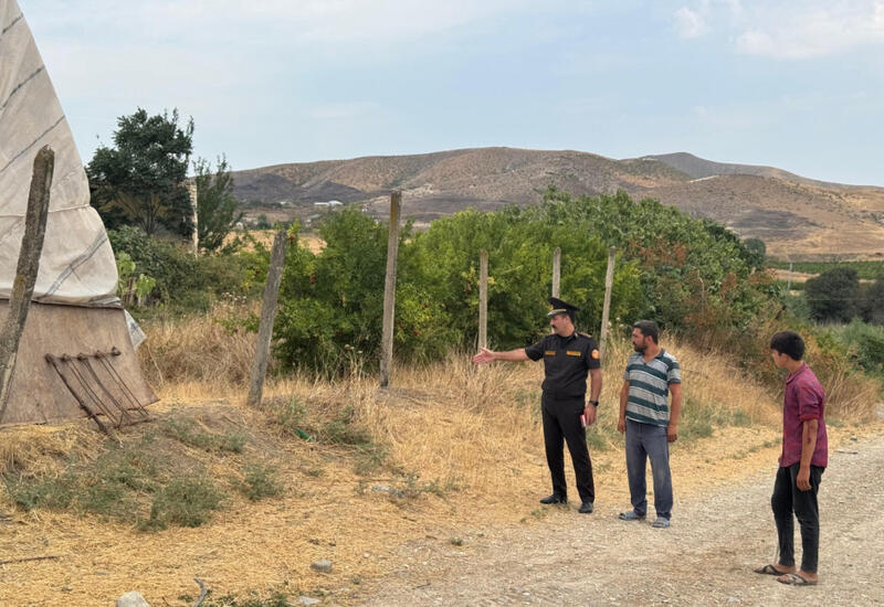 FHN azad olunmuş ərazilərdə yanğın təhlükəsizliyi ilə bağlı maarifləndirilmə işini davam etdirir