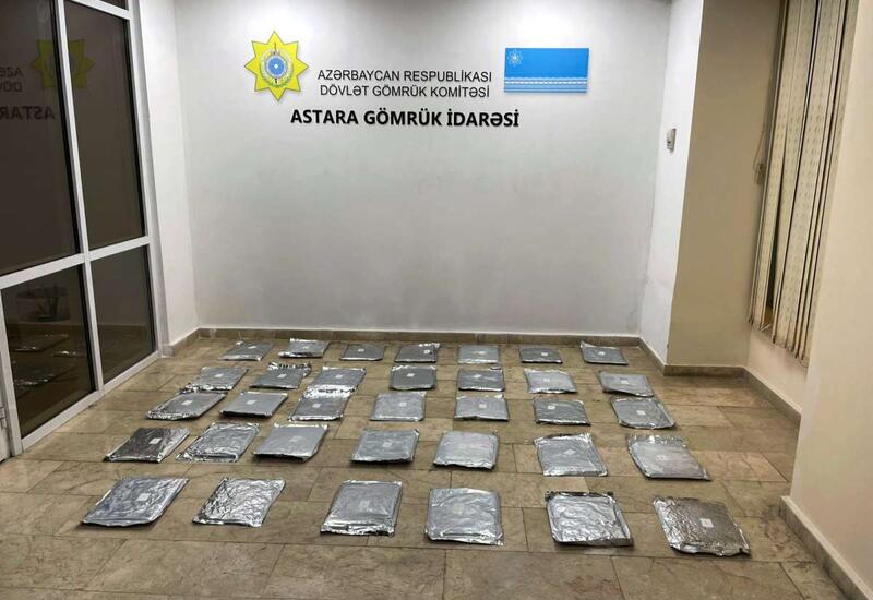 Kahının içərisində İrandan Rusiyaya aparılan 30 kq narkotik aşkarlandı