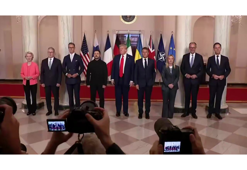 Трамп и Зеленский направились на встречу с европейскими лидерами