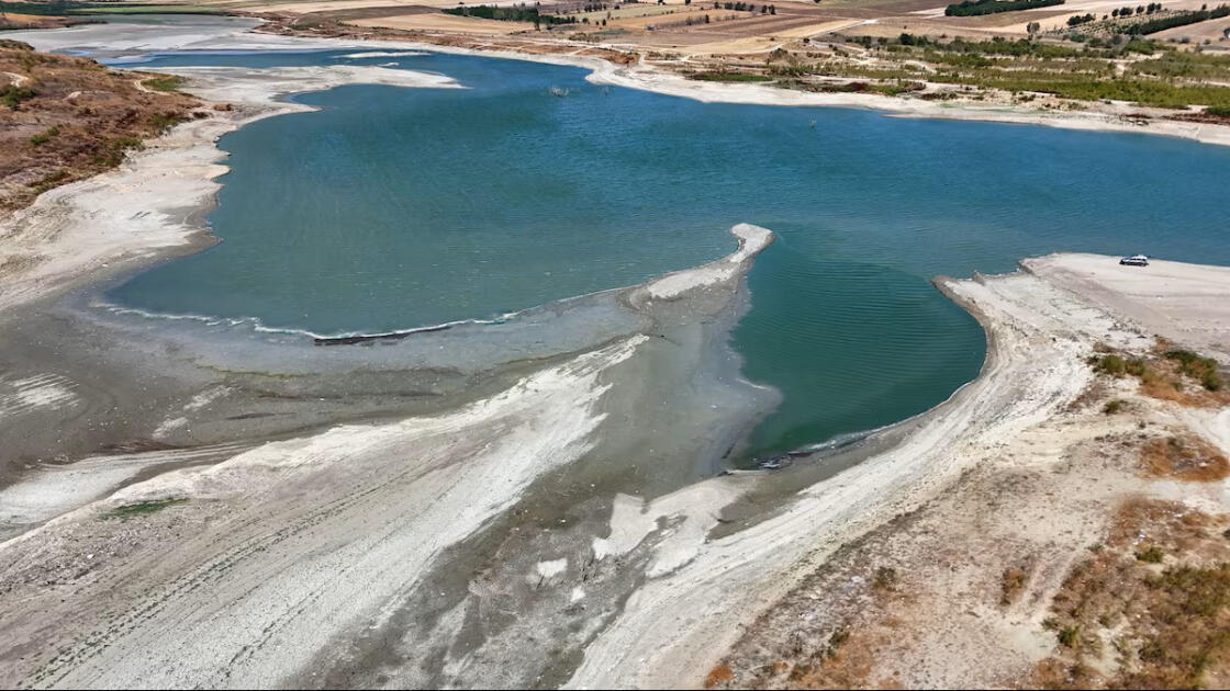 Засуха истощает водохранилища Текирдага в Турции