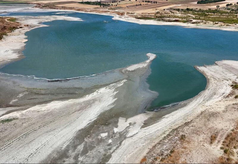 Засуха истощает водохранилища Текирдага в Турции