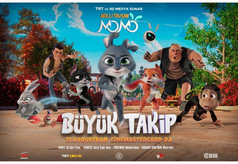 Турецкий анимационный фильм Akıllı Tavşan Momo: Büyük Takip - эксклюзивно в CineMastercard