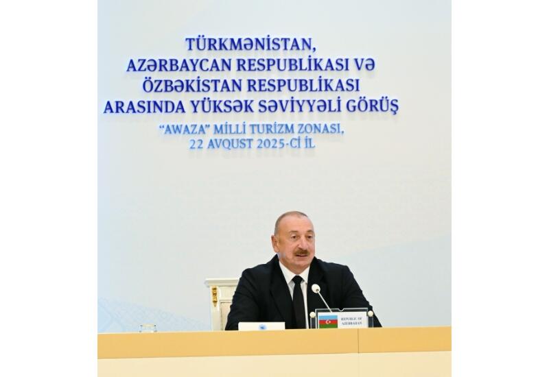 Prezident İlham Əliyev: Bölgəmizdə yeni, çox perspektivli və sülhə yönəlmiş əməkdaşlıq formatı yaradılır