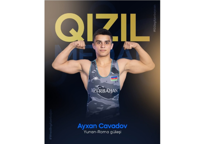 Güləşçimiz erməniyə qalib gələrək dünya çempionu olub