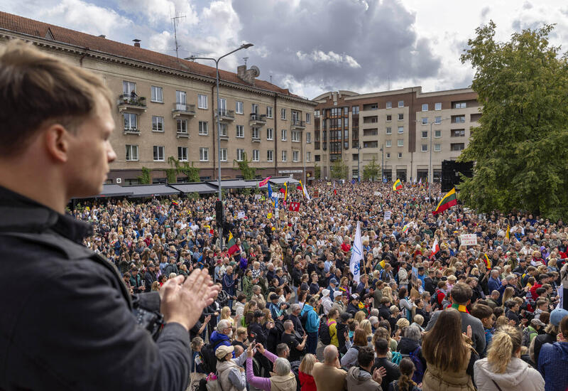 В Литве начались массовые протесты