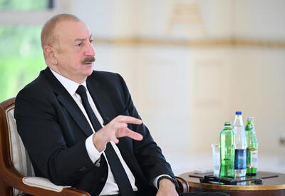 Президент Ильхам Алиев: Зангезурский коридор будет не только транспортным коридором Восток-Запад, но и транспортным коридором Север-Юг