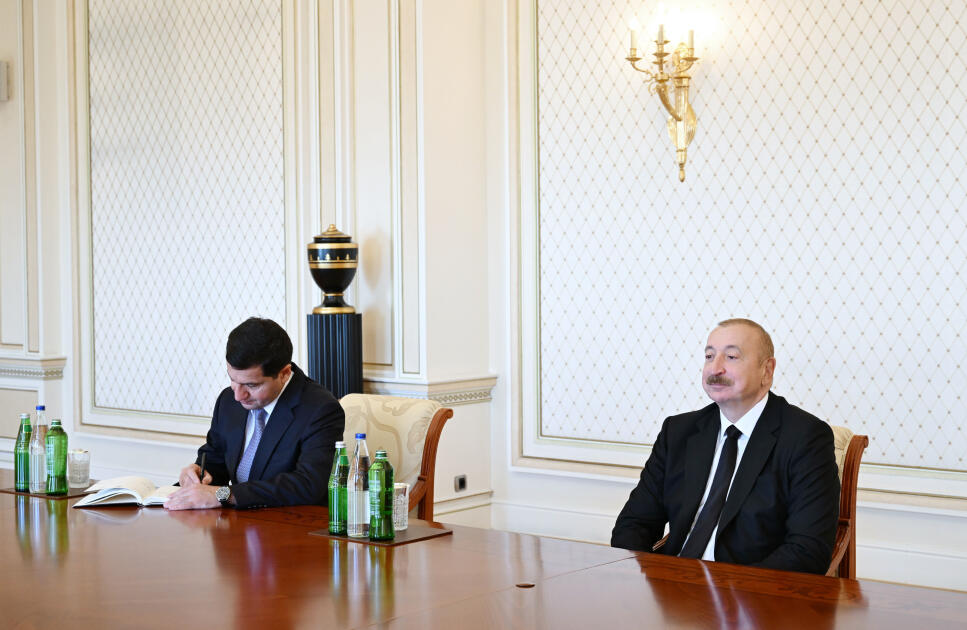 Президент Ильхам Алиев принял специального представителя Европейского Союза по Южному Кавказу