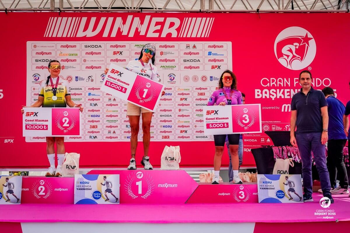 Азербайджанская велогонщица выиграла этап мировой серии Gran Fondo
