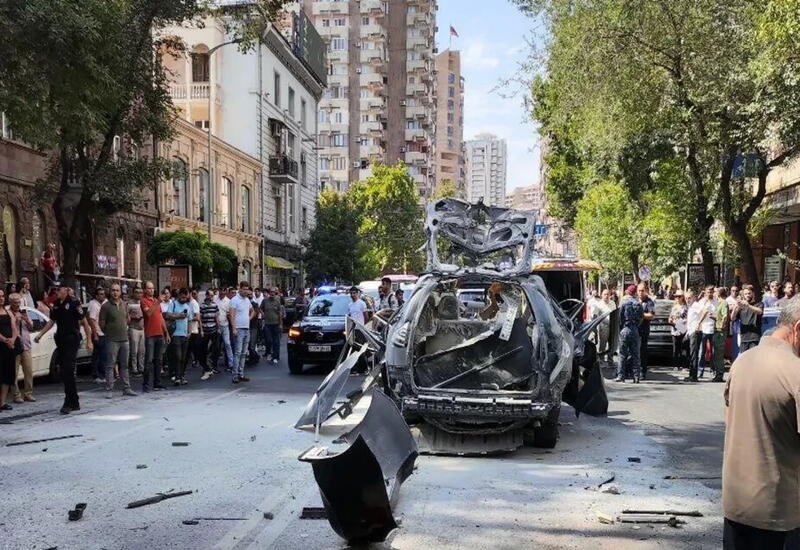 Взрыв автомобиля в Ереване: