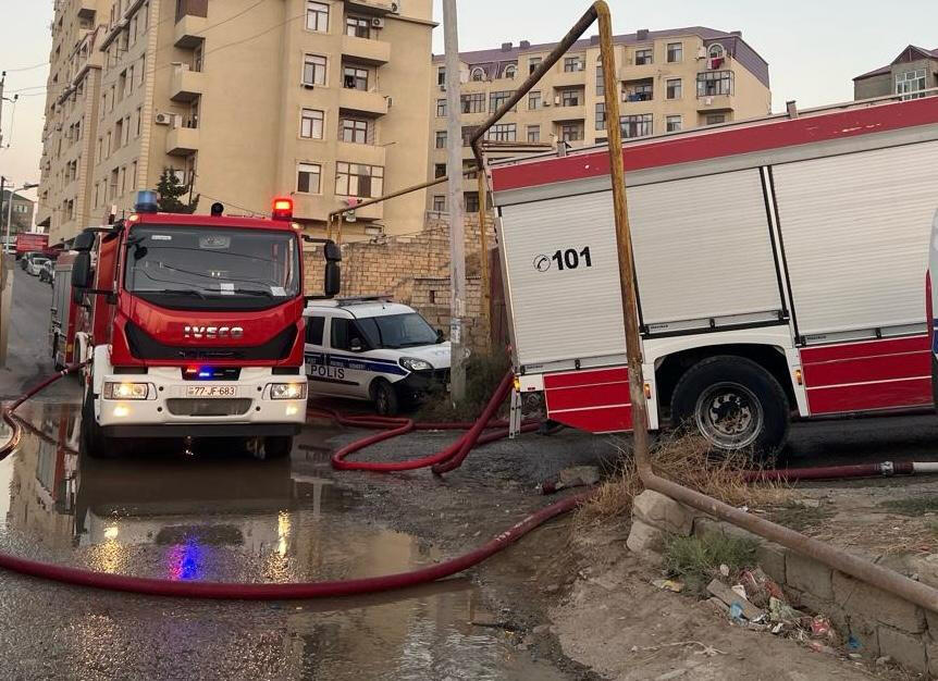 В Масазыре сгорел частный дом