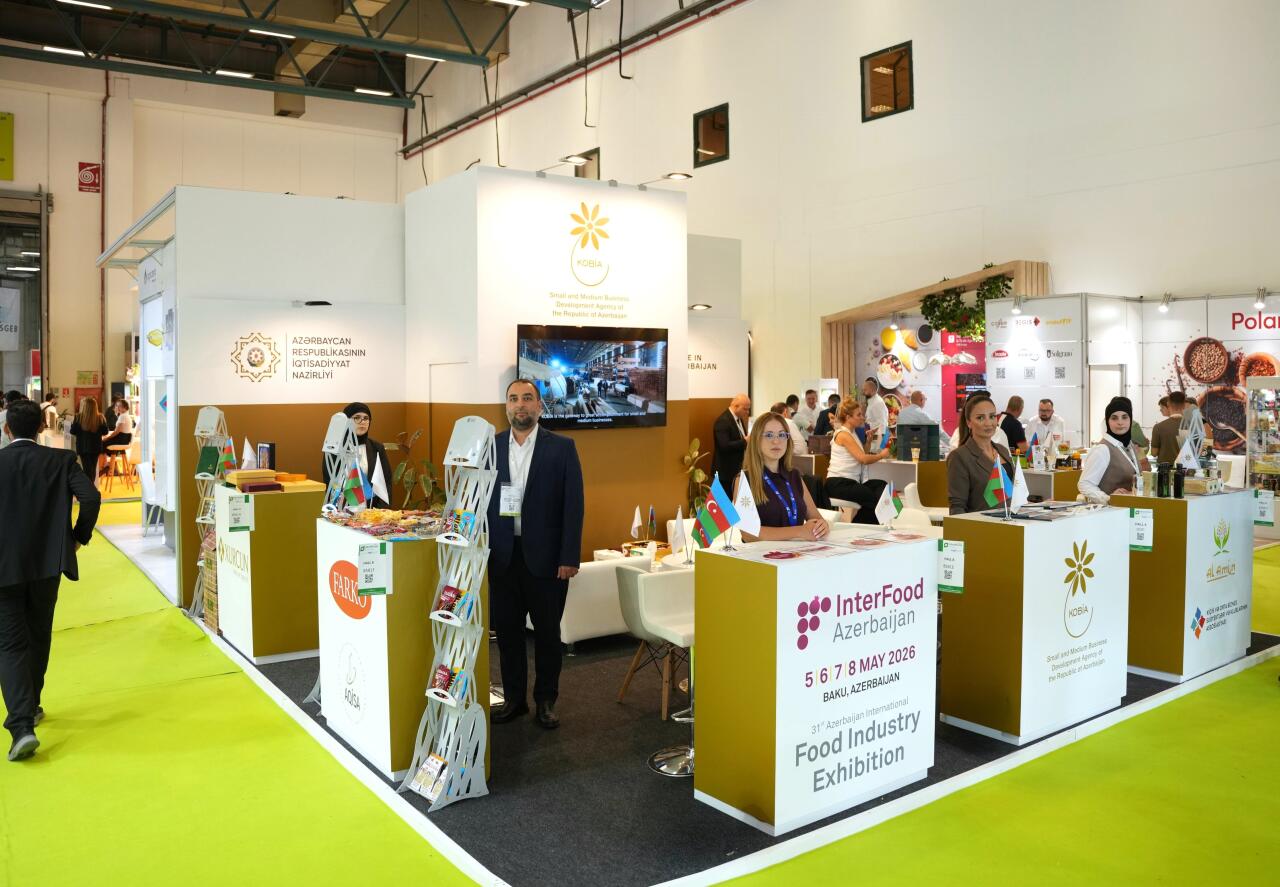 Azərbaycan sahibkarları “WorldFood Istanbul 2025” sərgisində məhsullarını təqdim edirlər