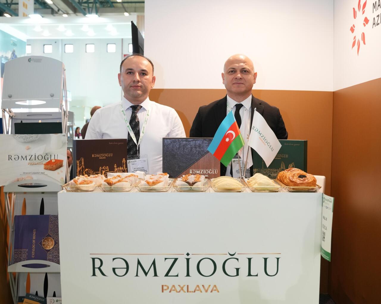 Azərbaycan sahibkarları “WorldFood Istanbul 2025” sərgisində məhsullarını təqdim edirlər