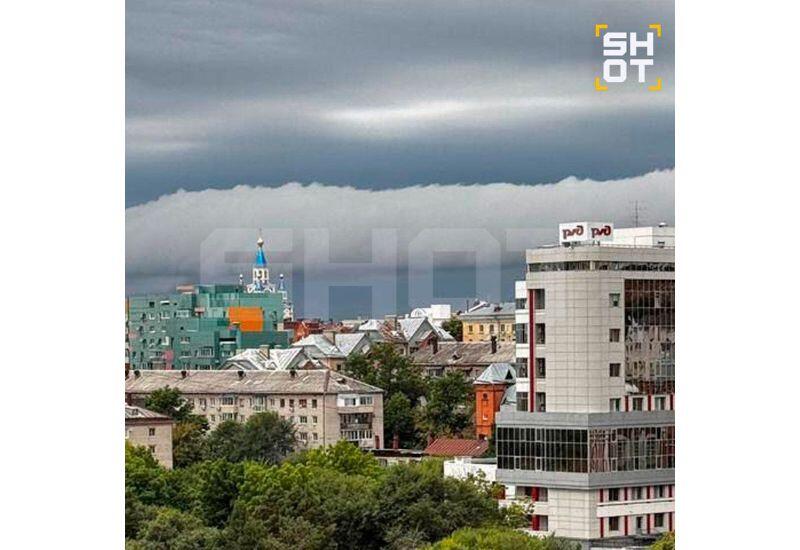 Российский город накрыло «облачное цунами»