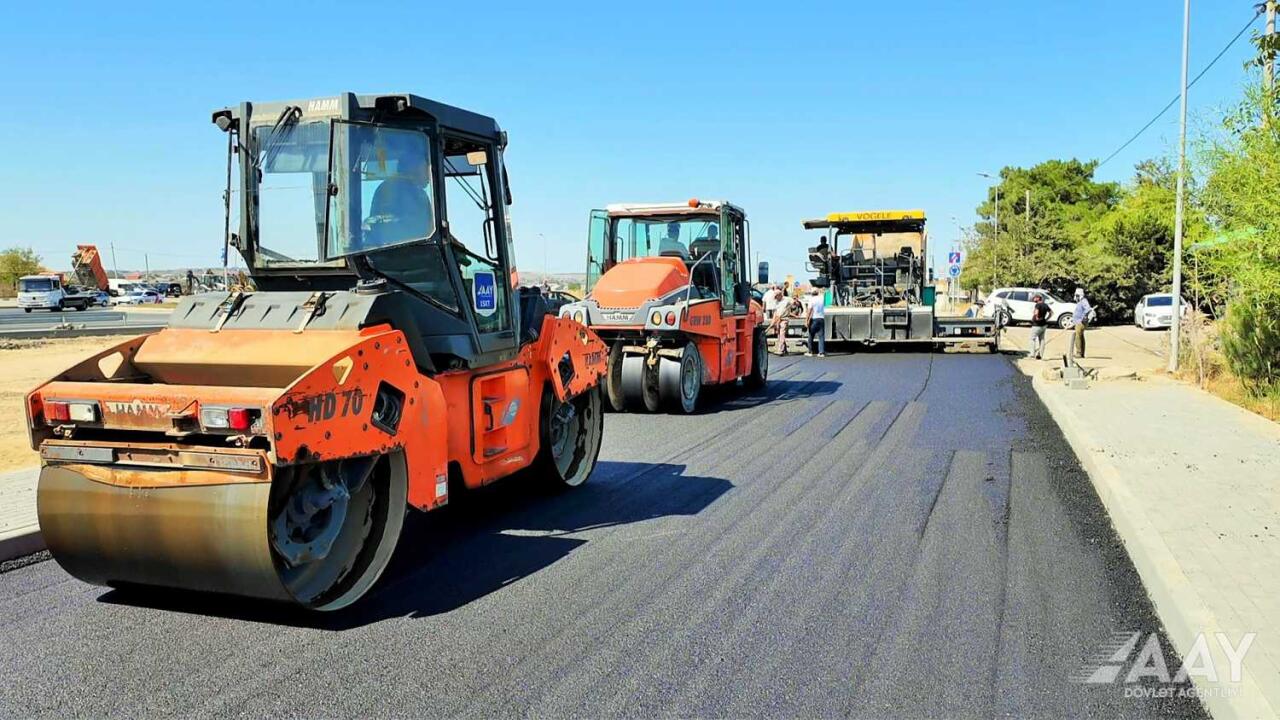 Продолжается строительство автодороги Пиршагиы-Хырдалан