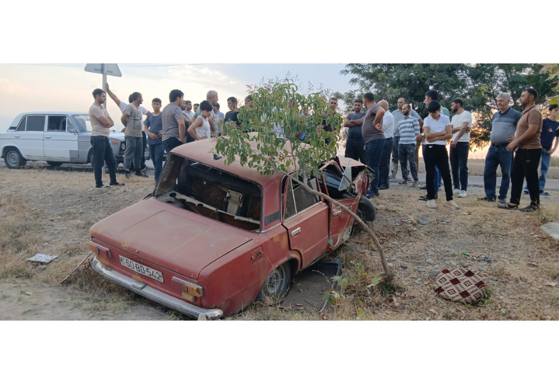 Ağcabədidə ağır yol qəzası baş verib