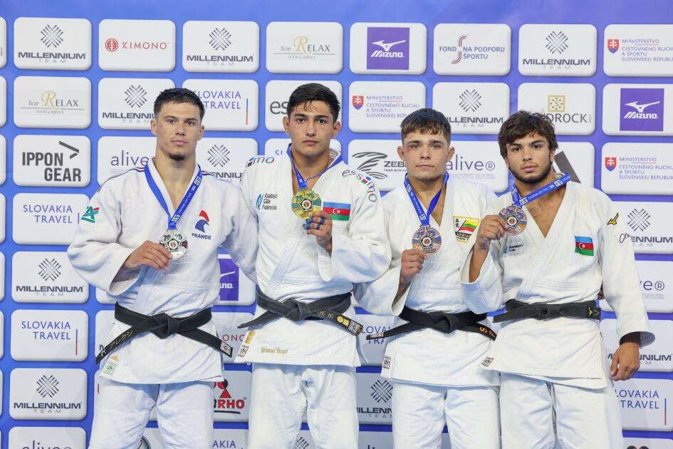 Сборная Азербайджана по дзюдо заняла первое место на чемпионате Европы