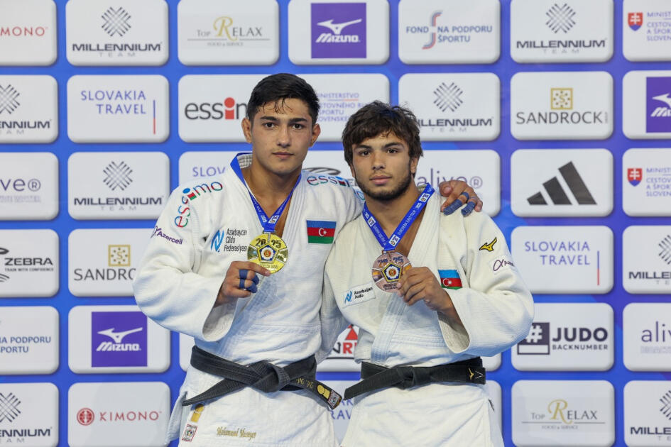 Сборная Азербайджана по дзюдо заняла первое место на чемпионате Европы
