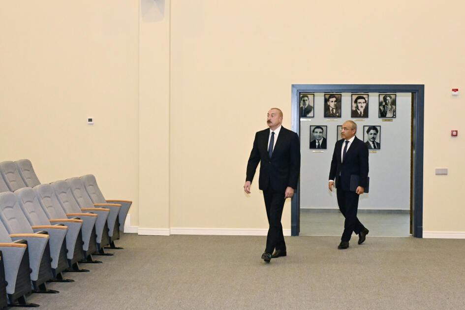 Президент Ильхам Алиев принял участие в открытии Дома творчества имени Самеда Вургуна Союза писателей Азербайджана