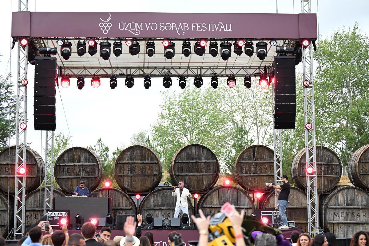 Şamaxıda növbəti Üzüm və Şərab Festivalının açılışı olub