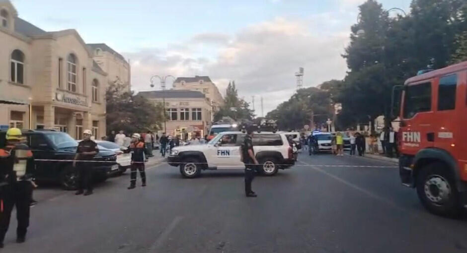 Xırdalanda çoxmərtəbəli yaşayış binasında yanğın